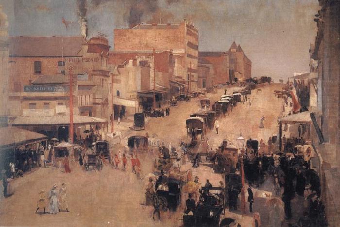 Allegro con brio:Bourke Street, Tom roberts